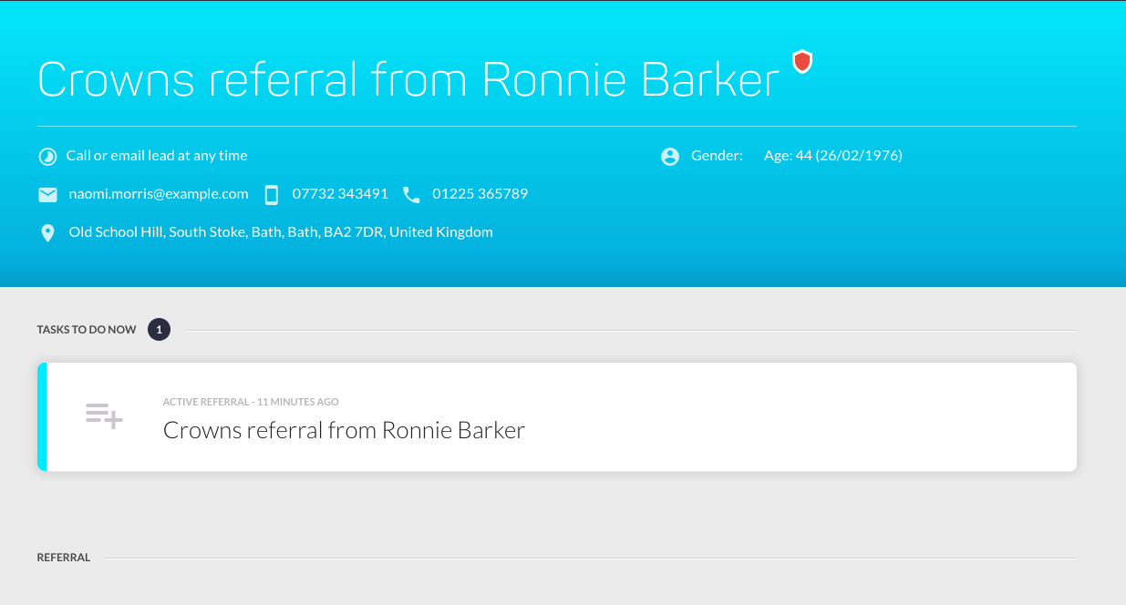 Referral information DenGro